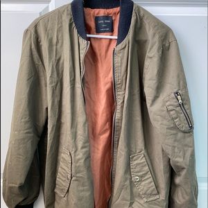 Army Green Oversized Coat